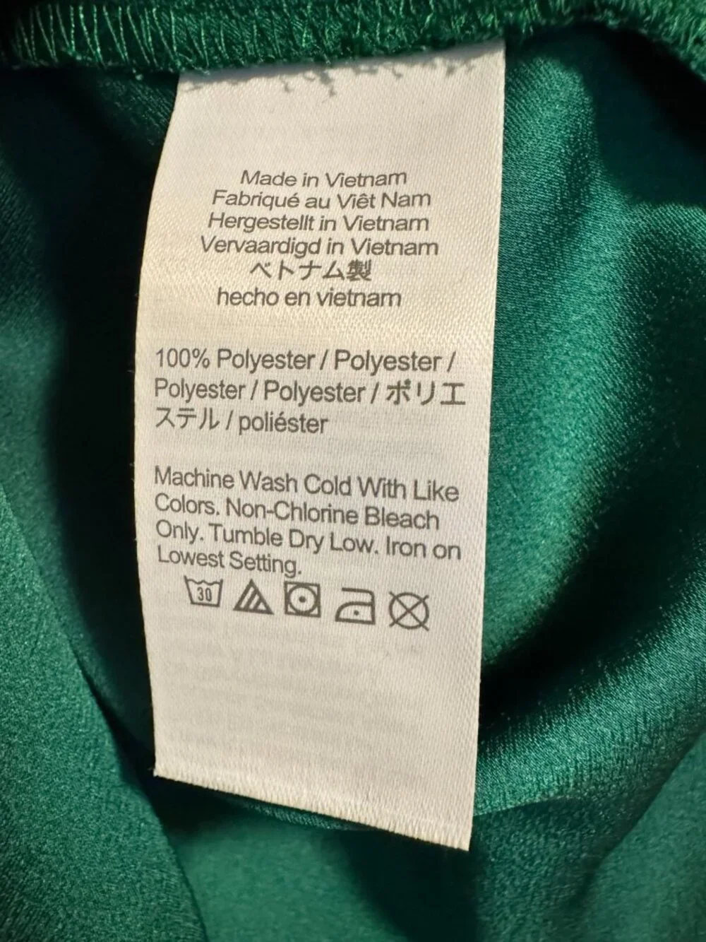 J.Crew 3X Puff-Sleeve Satin-Back Crepe Top Emerald Green